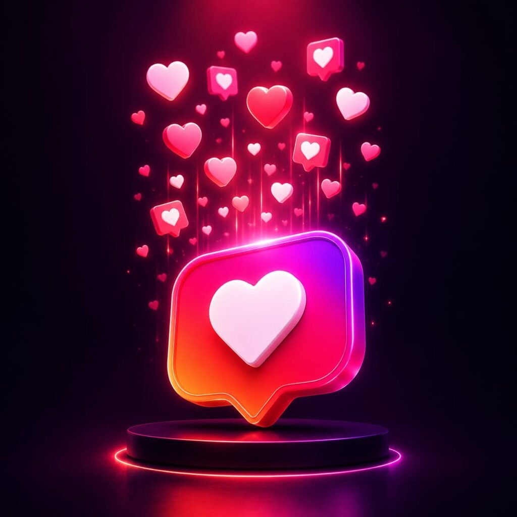 ❤️ 100 Curtidas Instagram