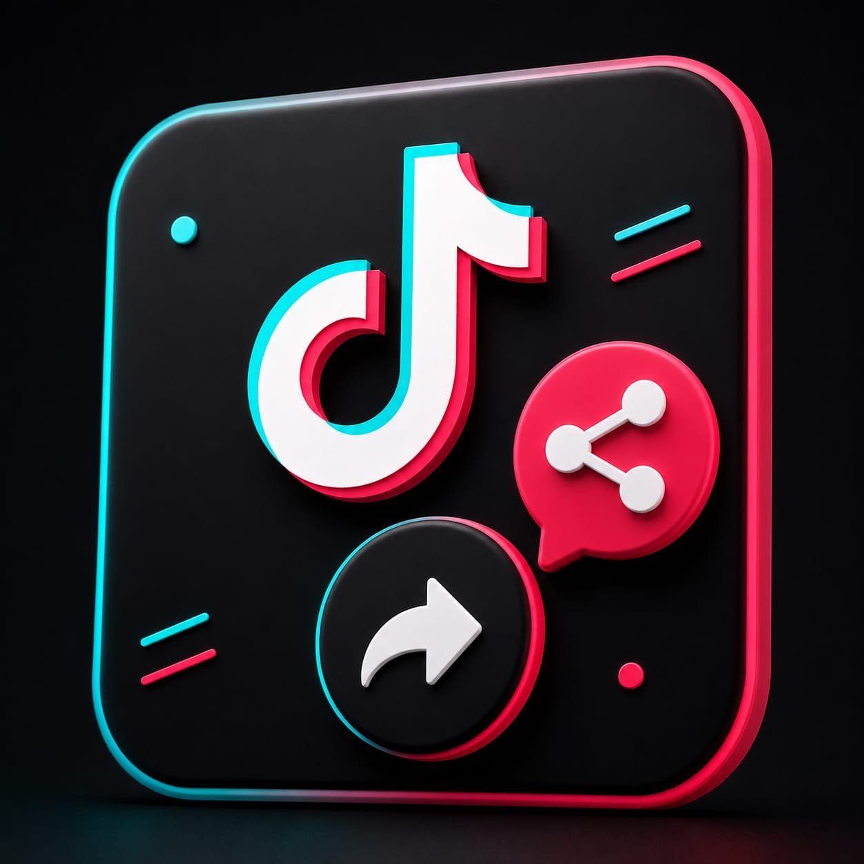 100 Compartilhamentos TikTok