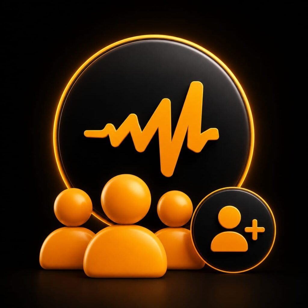 500 Seguidores Audiomack