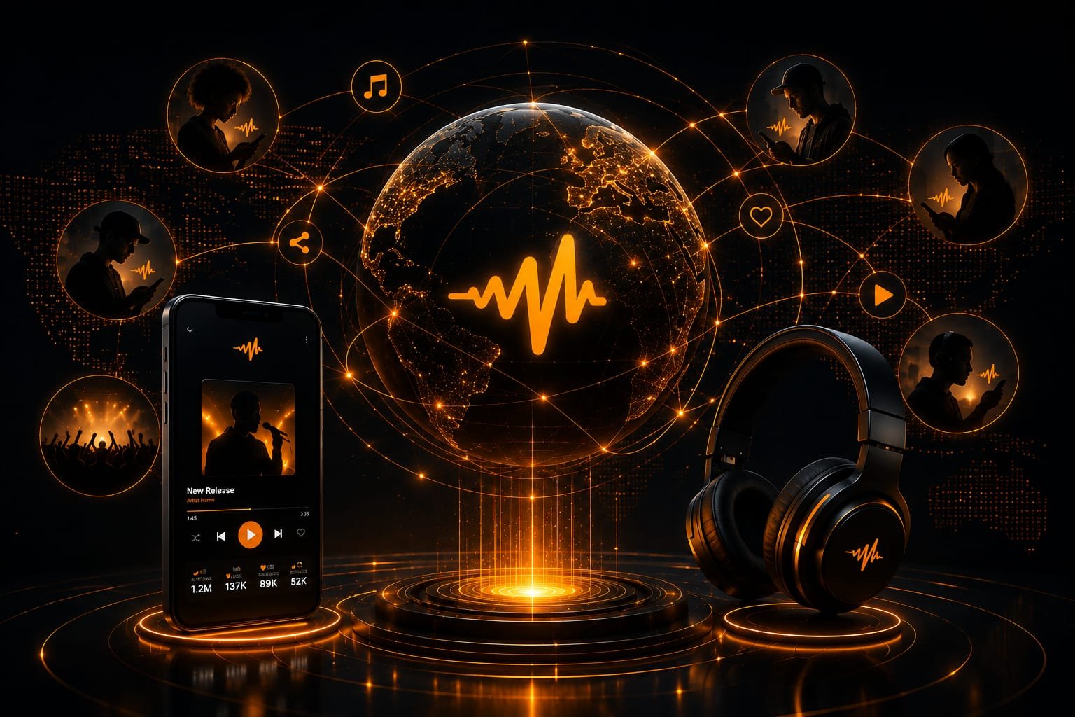 como ganhar seguidores no audiomack