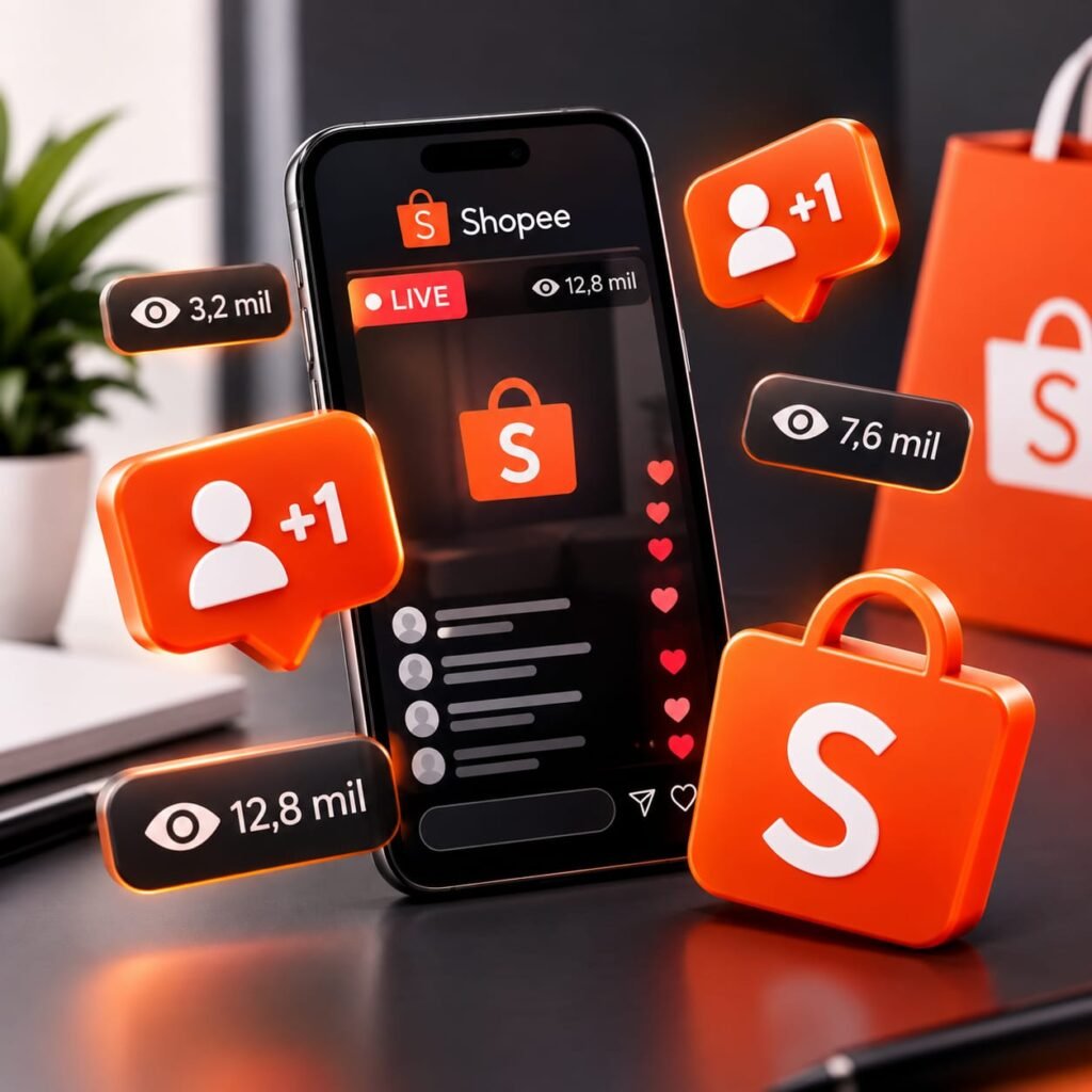 100 Espectadores Live Shopee